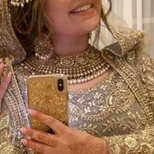 Necklace, Earrings & Tikkah Bridal Set